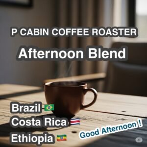 (P Cabin Afternoon Blend) 100g Made-to-order, home-roasted coffee beans