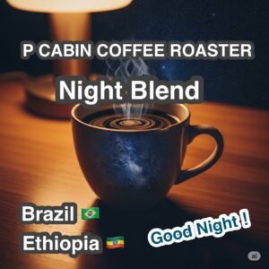 P CABIN Night Blend Drip Coffee Made-to-order/Home-roasted coffee beans Drip bags/Drip packs Small gift/Gift